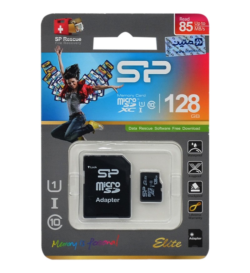 رم موبایل سیلیکون پاور ( Silicon Power) مدل 128G MicroSD U1 Class10 85MB/S رم موبایل سیلیکون پاور ( Silicon Power) مدل 128G MicroSD U1 Class10 85MB/S